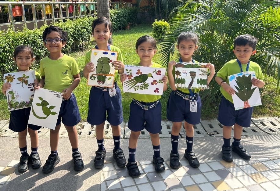 Leaf Art Magic by Little Mayoorians